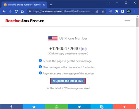 free us phone number for verification.